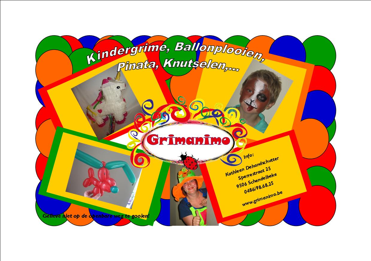 kinderanimatoren Gijzegem Grimanimo